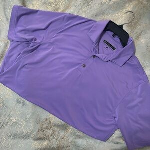 Pebble Beach Performance Dry-Luxe Men's Purple Golf Polo Shirt